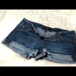 denim shorts , worn once